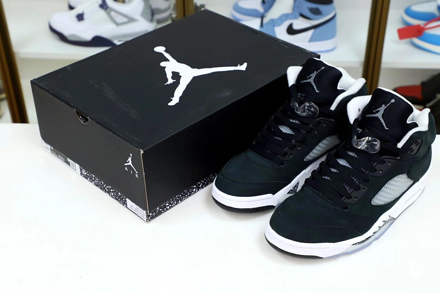 1st Kicks Shoes 5 1959 RETRO JORDAN 'OREO' AIR Kimikick Comfortable 1205